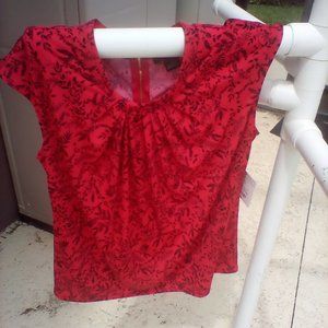 Liz Claiborne Career cap sleeve top